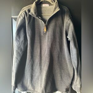 2X Discount Divas Boutique Women’s ash black 1/4  zip sweatshirt material